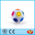 2016 nouveau produit YJ YongJun Rainbow ball Magic Magical Puzzle Ball Cube Jouets éducatifs English Packing for Promotion